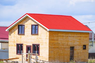 Oluklu levha Evin çatısı