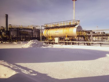 Gaz brülörleri için kurutma için gaz ayırıcı.