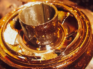 Sualtı Petrol Pompası 'nın iticisi. Pompanın pedalları.