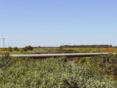 Gaz boru hattı küçük Nehri