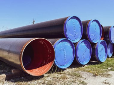 Gaz boru hattı, boru montaj önce