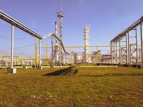 La refinería de petróleo — Foto de Stock