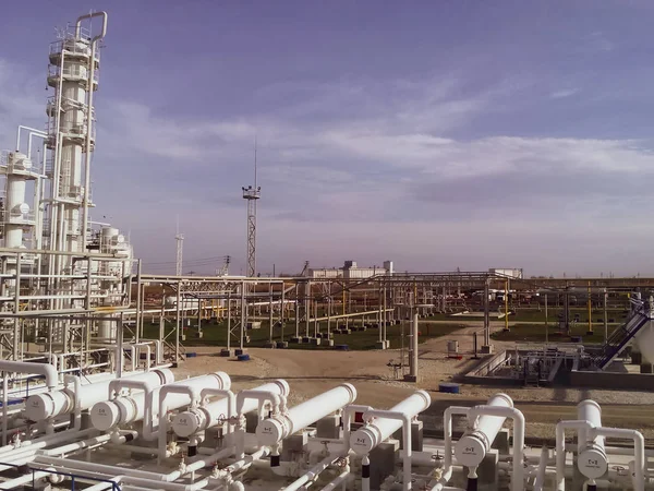 Rafinerii ropy naftowej — Zdjęcie stockowe
