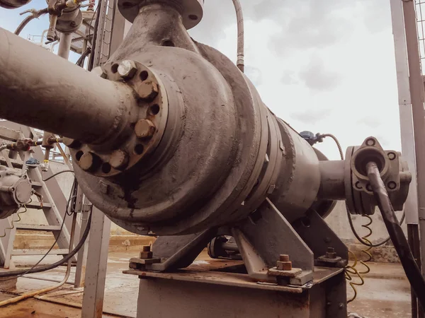 Die Pumpe zum Pumpen von Öl und Produkten — Stockfoto