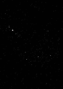 Yıldızlı gece gökyüzü. Gökyüzünün bir parçası.