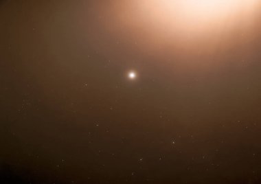 Yıldızlı gece gökyüzü. Samanyolu, bizim galaksinin