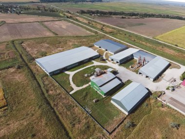 Hangar tarım ürünleri depolama için galvaniz metal yaprak