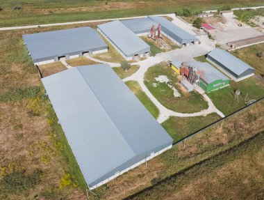 Hangar tarım ürünleri depolama için galvaniz metal yaprak