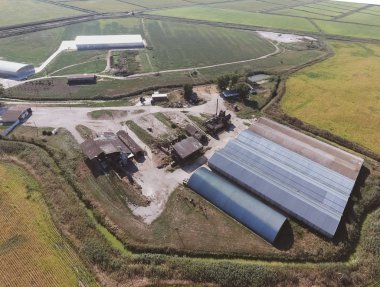 Hangar tarım ürünleri depolama için galvaniz metal yaprak