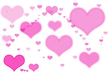 tam renkli arka plan ile kalp kavramı.