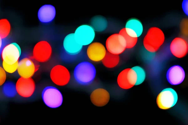 Odaklanmamış Noel ışıkları arka planı