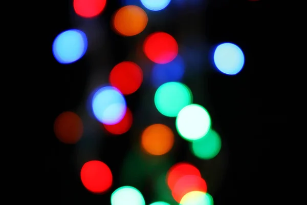 Defocused φόντο φώτα Χριστουγέννων — Φωτογραφία Αρχείου