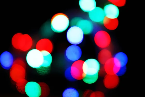 Odaklanmamış Noel ışıkları arka planı