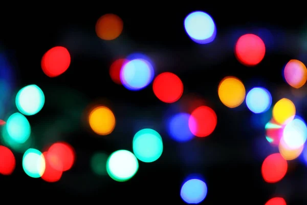 Luci di Natale sfocati sfondo — Foto Stock