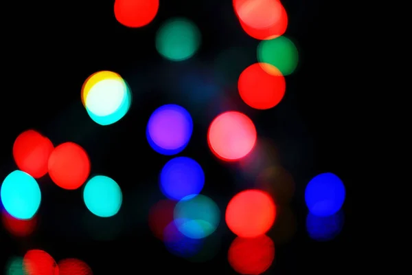 Odaklanmamış Noel ışıkları arka planı