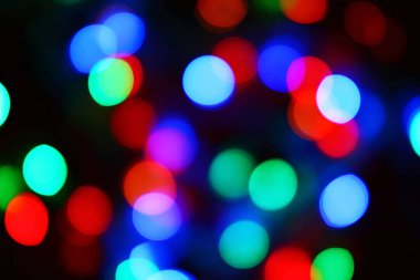 de-odaklı Noel ışıkları arka plan