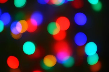 de-odaklı Noel ışıkları arka plan