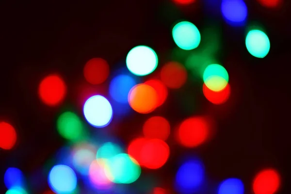 De fokuserade jul ljus bakgrund — Stockfoto