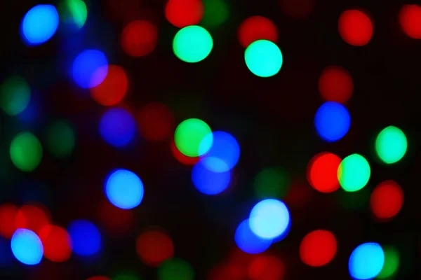 De-focused christmas lights background — Stock Photo, Image