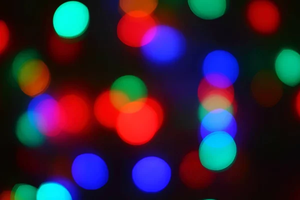 De fokuserade jul ljus bakgrund — Stockfoto