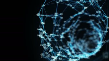 Uçan yoluyla rasgele basamak dijital pleksus tünel huni Alpha mat