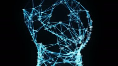 Uçan rasgele Digits dijital pleksus tünel huni