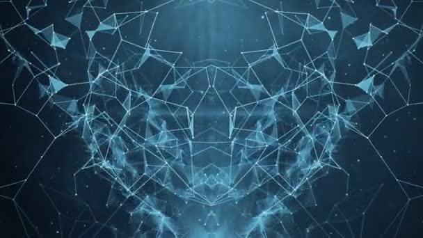 Abstract Motion Background - Réseaux de données numériques Plexus 