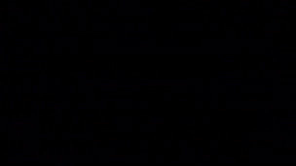 青紫色の衝撃波ハート型バレンタインデーバーストコピースペース60 fps — ストック動画