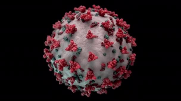 2019-nCov COVID-19 coronavirus corona virus cells influenza H1N1 Flu 2020 — Stock Video