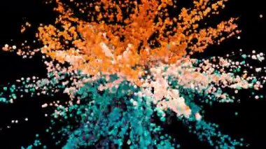 Kabarcık Patlaması - renkli köpük topları balonlar küreler patlama alfa matte