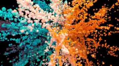 Kabarcık Patlaması - renkli köpük topları balonlar küreler patlama alfa matte