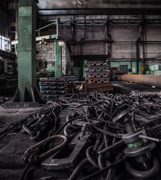 Eski Sovyet endüstriyel iç Stok Resim