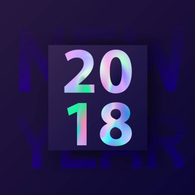 Yeni yıl kartı 2018