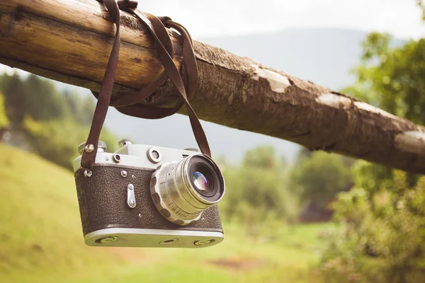 오래 된 레트로 카메라 — 스톡 사진