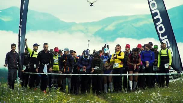 Inicio de ALTAY ULTRA TRAIL — Vídeo de stock