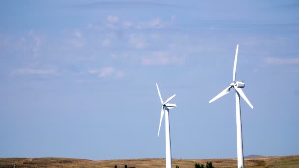 Mooie windturbines — Stockvideo