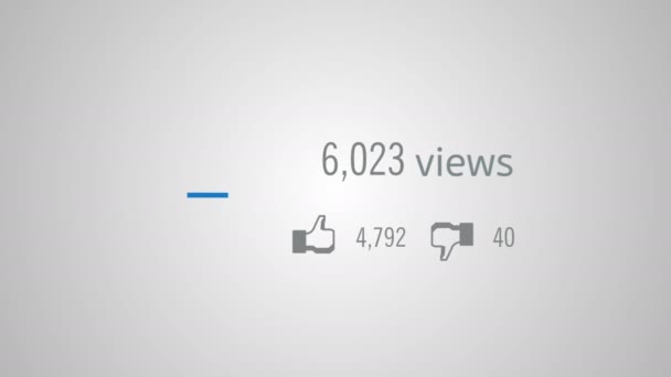vues tapées sur YouTube. Les gens mettent comme, vues compteur .