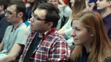 Moskova Rusya - 3 Mart 2017: zaman ve bkz: sorunumuzun ekonomik sorunları çözmek için kişi Forum.