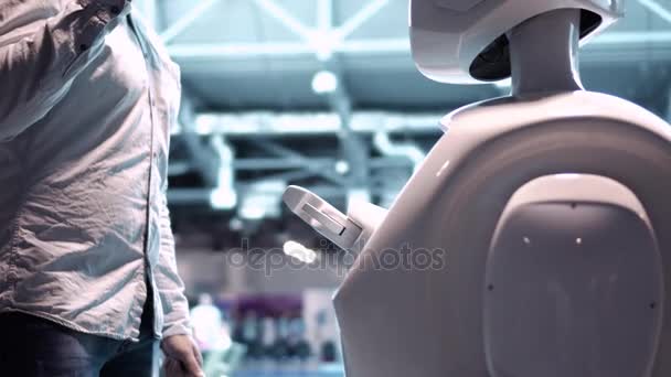 Nowoczesne technologie robotyczne. — Wideo stockowe