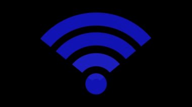 Kablosuz ağ kutsal kişilerin resmi. Wi-Fi sembolü