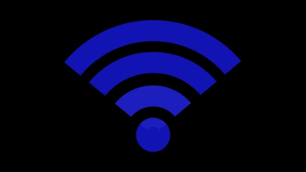 Ikona bezdrátové sítě. Wi-Fi symbol