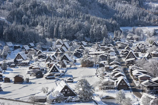 Historic Village of Shirakawago in winter, Japan — Stock Photo, Image