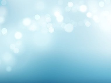 Soyut mavi yuvarlak bokeh arka plan. Vektör çizim