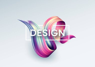 Parlak renk boya lekeleri Modern Poster için. Tranding tasarım. Vektör çizim