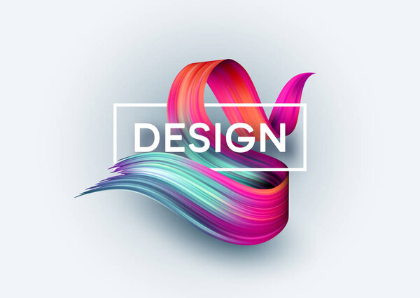 Bright Color Paint Stains for Modern Poster. Tranding design. Vector illustration