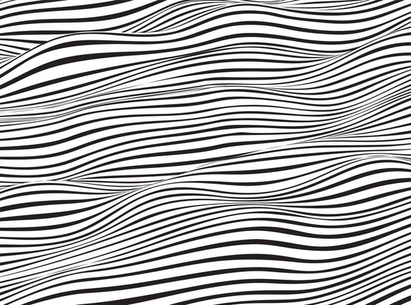 Línea de tiras negras Fondo abstracto. Ilustración vectorial — Vector de stock