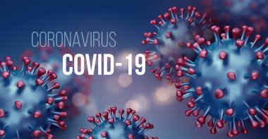 Coronavirus 2019-nCov romanı Coronavirus kavramı geçmişi. Gerçekçi Vektör illüstrasyonu