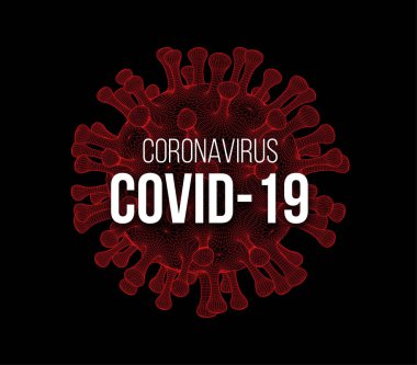 Coronavirus 2019-nCov romanı Coronavirus kavramı geçmişi. Vektör illüstrasyonu