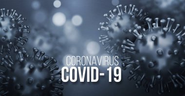 Coronavirus 2019-nCov romanı Coronavirus kavramı geçmişi. Gerçekçi Vektör illüstrasyonu
