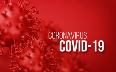 Coronavirus 2019-nCov romanı Coronavirus kavramı geçmişi. Gerçekçi Vektör illüstrasyonu